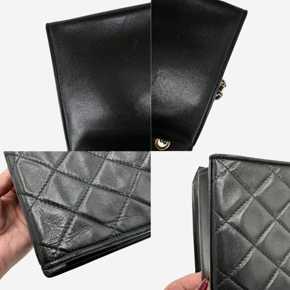 Chanel Black Lambskin Full Flap Shoulder Bag - Picture 10 of 16